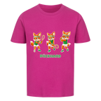 Yuki Rückhand auf Kinder-Shirt, Farbe lila
