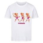 Yuna Vorhand auf Kinder-Shirt, Farbe weiß