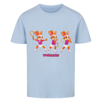 Yuna Vorhand auf Kinder-Shirt, Farbe himmelblau