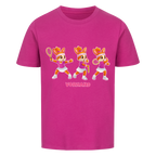 Yuna Vorhand auf Kinder-Shirt, Farbe lila