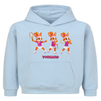 Yuna Vorhand auf Kinder-Hoodie, Farbe babyblau