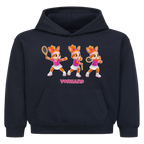 Yuna Vorhand auf Kinder-Hoodie, Farbe marineblau