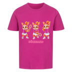 Yuna Rückhand auf Kinder-Shirt, Farbe lila