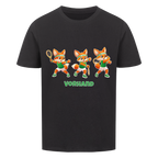 Yuki Vorhand auf Kinder-Shirt, Farbe schwarz