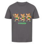 Yuki Vorhand auf Kinder-Shirt, Farbe anthrazit