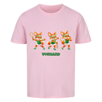 Yuki Vorhand auf Kinder-Shirt, Farbe rosa