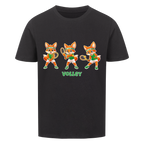 Yuki Volley auf Kinder-Shirt, Farbe schwarz