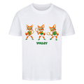 Yuki Volley auf Kinder-Shirt, Farbe weiß