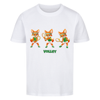 Yuki Volley auf Kinder-Shirt, Farbe weiß