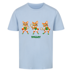 Yuki Volley auf Kinder-Shirt, Farbe himmelblau