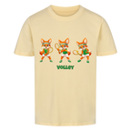 Yuki Volley auf Kinder-Shirt, Farbe buttergelb