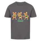 Yuki Volley auf Kinder-Shirt, Farbe anthrazit