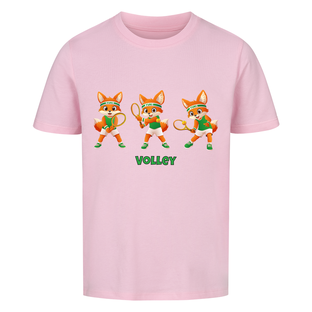 Yuki Volley auf Kinder-Shirt, Farbe rosa