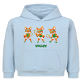 Yuki Volley auf Kinder-Hoodie, Farbe babyblau