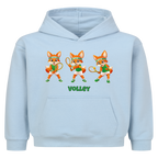 Yuki Volley auf Kinder-Hoodie, Farbe babyblau