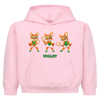 Yuki Volley auf Kinder-Hoodie, Farbe rosa