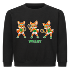 Yuki Volley auf Kinder-Sweatshirt, Farbe schwarz