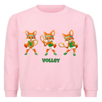 Yuki Volley auf Kinder-Sweatshirt, Farbe rosa