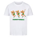 Yuki Schmetterball auf Kinder-Shirt, Farbe weiß