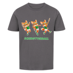 Yuki Schmetterball auf Kinder-Shirt, Farbe anthrazit