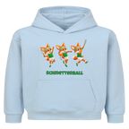 Yuki Schmetterball auf Kinder-Hoodie, Farbe babyblau