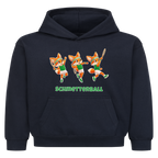 Yuki Schmetterball auf Kinder-Hoodie, Farbe marineblau