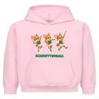 Yuki Schmetterball auf Kinder-Hoodie, Farbe rosa