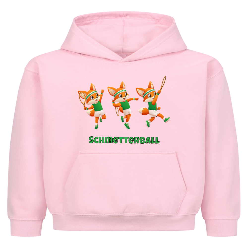 Yuki Schmetterball auf Kinder-Hoodie, Farbe rosa