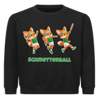 Yuki Schmetterball auf Kinder-Sweatshirt, Farbe schwarz