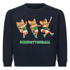 Yuki Schmetterball auf Kinder-Sweatshirt, Farbe marineblau
