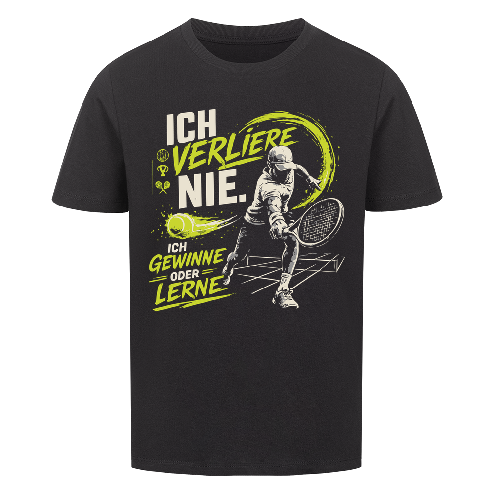 Ich verliere nie Spieler auf Kinder-Shirt, Farbe schwarz