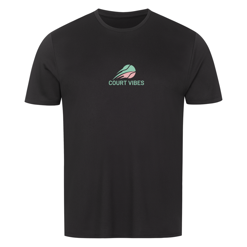 Mein Revier auf Sport-Shirt, Farbe schwarz