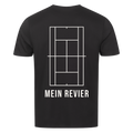 Mein Revier auf Sport-Shirt, Farbe schwarz