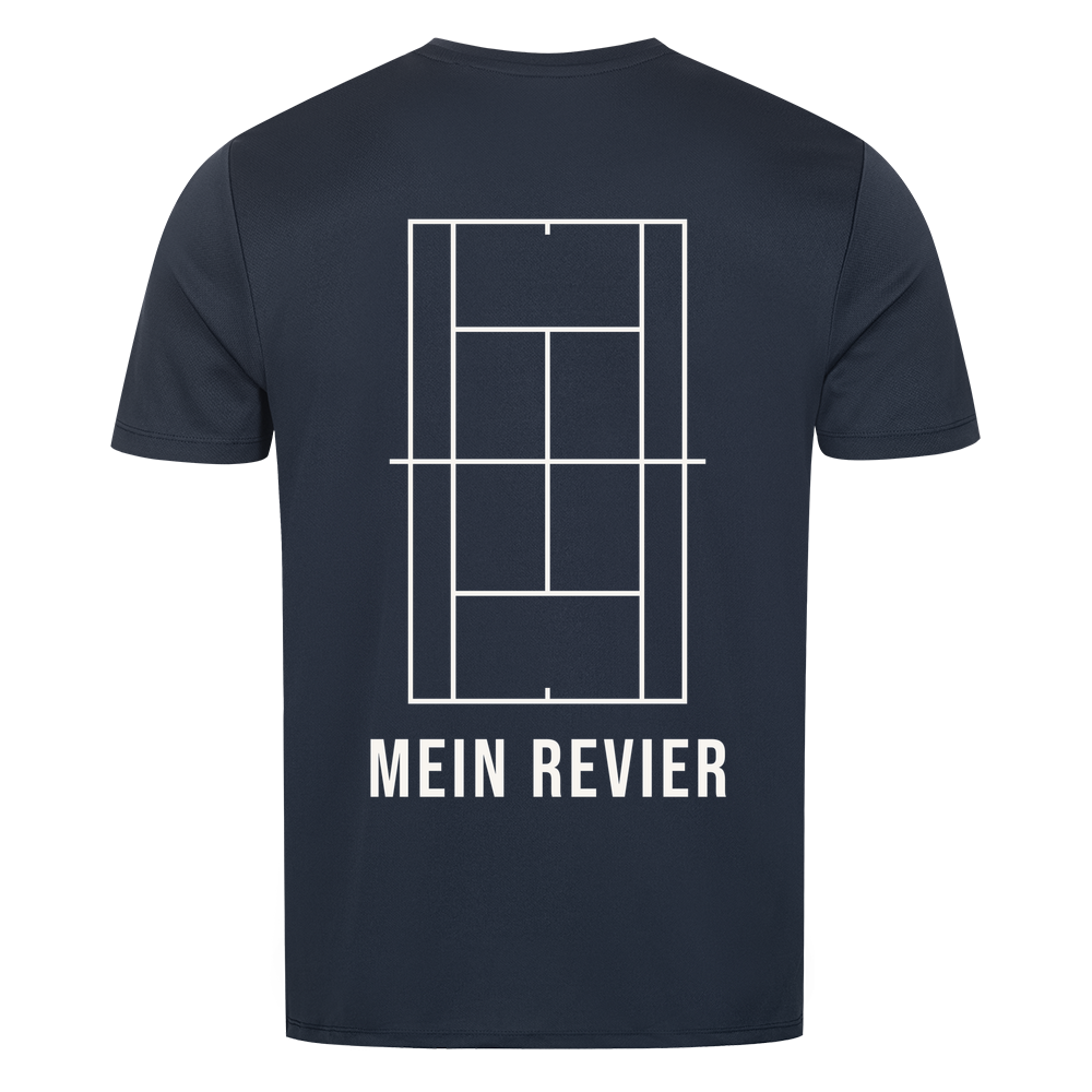 Mein Revier auf Sport-Shirt, Farbe marineblau