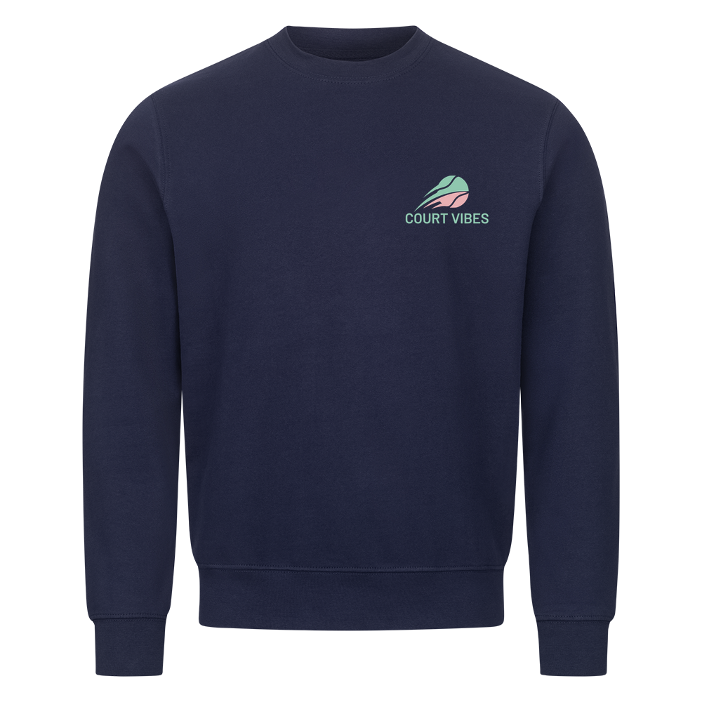 Gelb ist mein Bunt auf Sweatshirt, Farbe marineblau