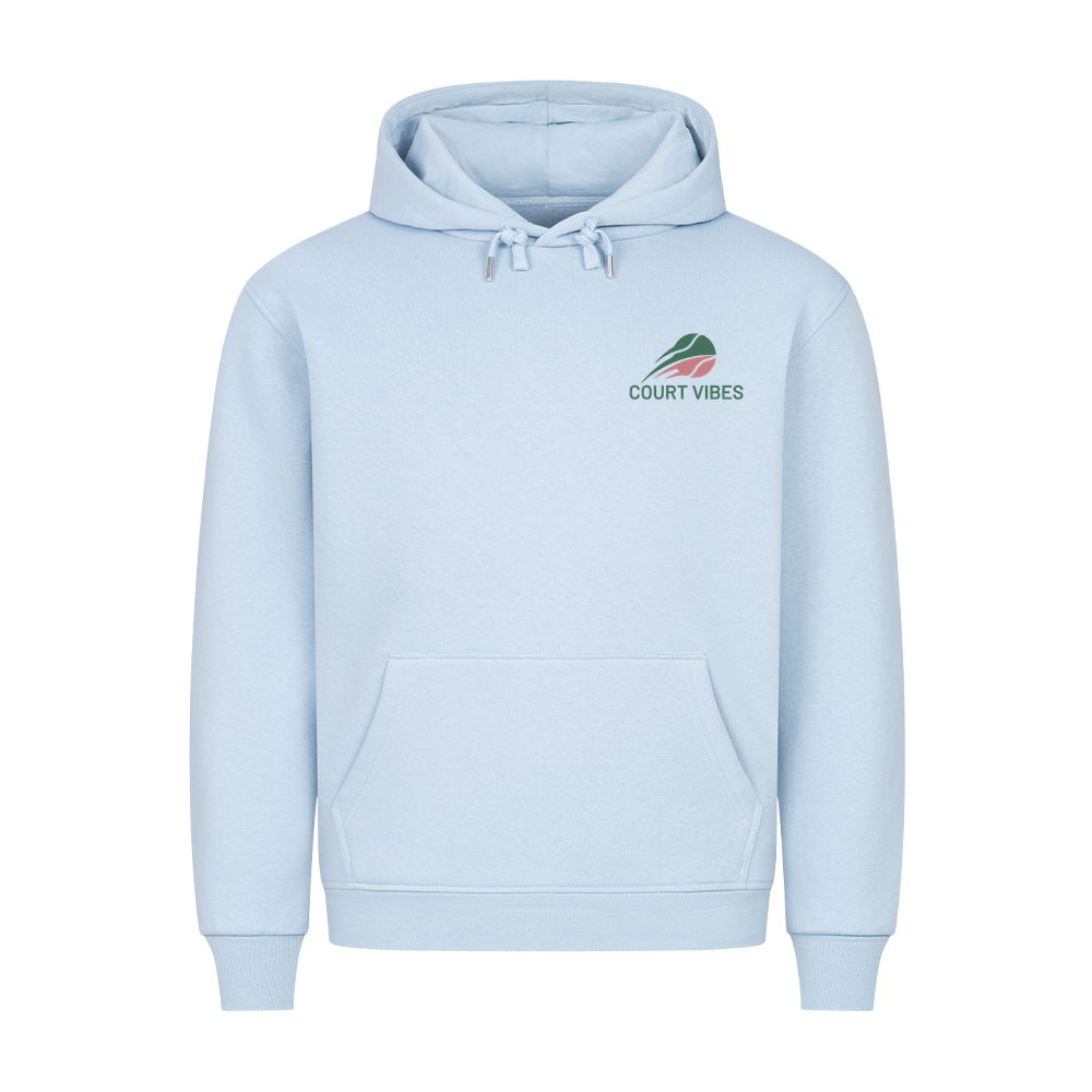 Gelb ist mein Bunt auf Hoodie, Farbe babyblau