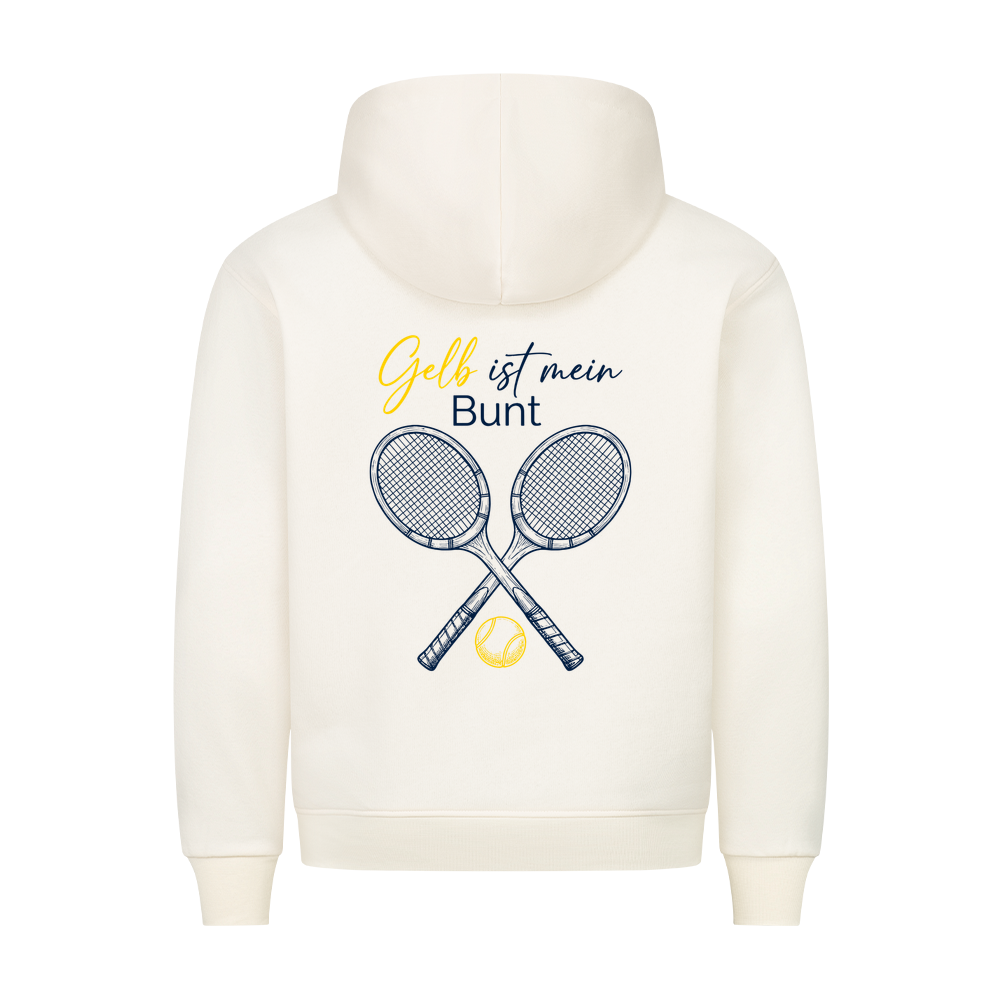 Gelb ist mein Bunt auf Hoodie, Farbe beige