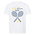 Gelb ist mein Bunt auf T-Shirt, Farbe weiß