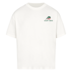 Gelb ist mein Bunt auf Oversized Shirt, Farbe weiß