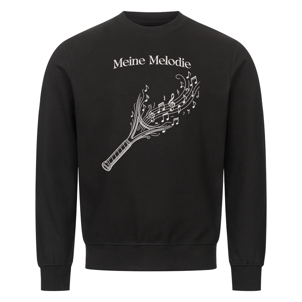 Meine Melodie auf Sweatshirt, Farbe schwarz