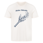 Meine Melodie auf T-Shirt, Farbe naturweiß