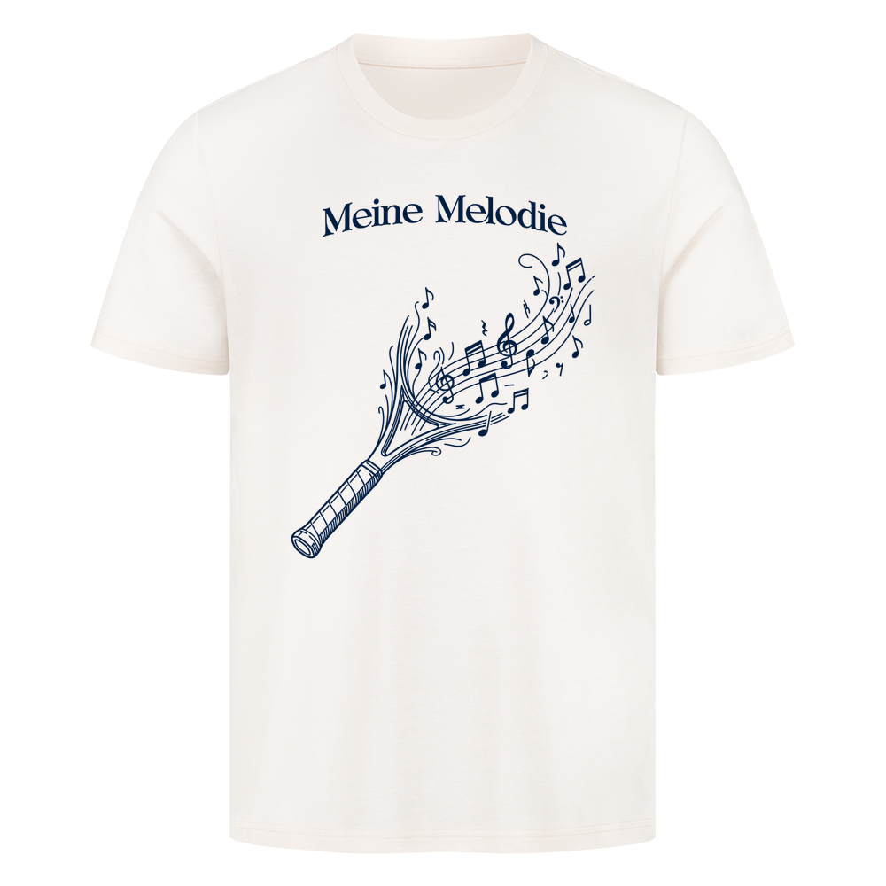 Meine Melodie auf T-Shirt, Farbe naturweiß