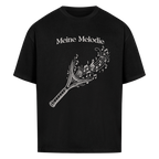 Meine Melodie auf Oversized Shirt, Farbe schwarz