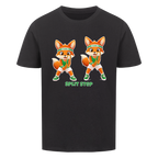 Yuki Split Step auf Kinder-Shirt, Farbe schwarz
