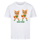 Yuki Split Step auf Kinder-Shirt, Farbe weiß