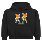 Yuki Split Step auf Kinder-Hoodie, Farbe schwarz