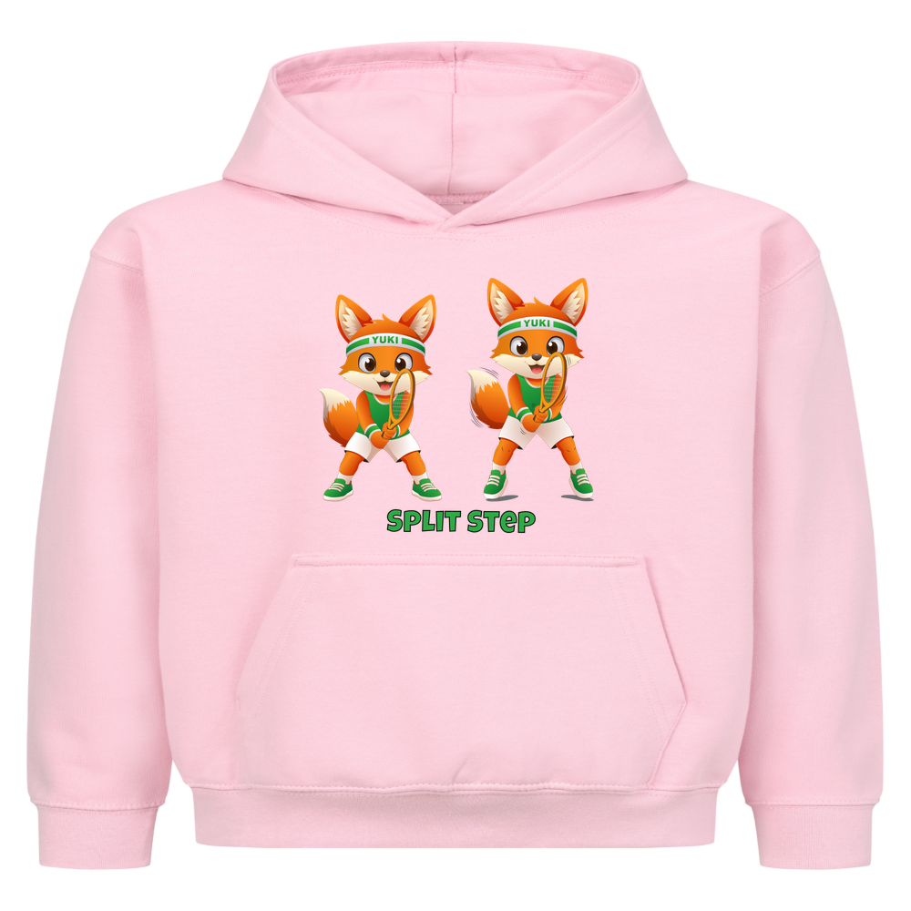 Yuki Split Step auf Kinder-Hoodie, Farbe rosa
