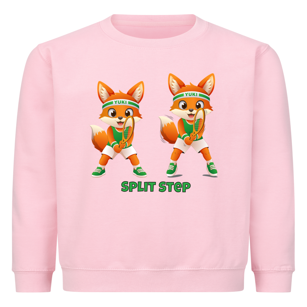 Yuki Split Step auf Kinder-Sweatshirt, Farbe rosa