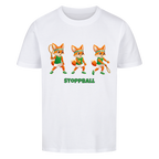 Yuki Stoppball auf Kinder-Shirt, Farbe weiß
