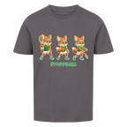 Yuki Stoppball auf Kinder-Shirt, Farbe anthrazit